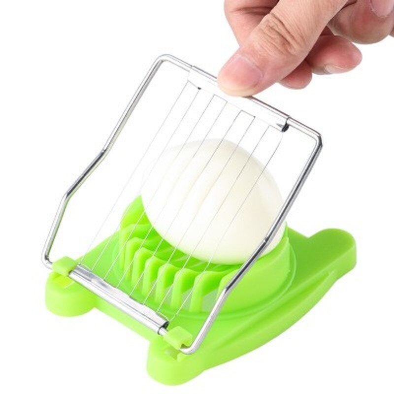 3 Kleuren Roestvrij Staal Gesneden Ei Slicer Sectioner Cutter Mold Multifunctionele Eieren Splitter Cutter Kitchen Tools