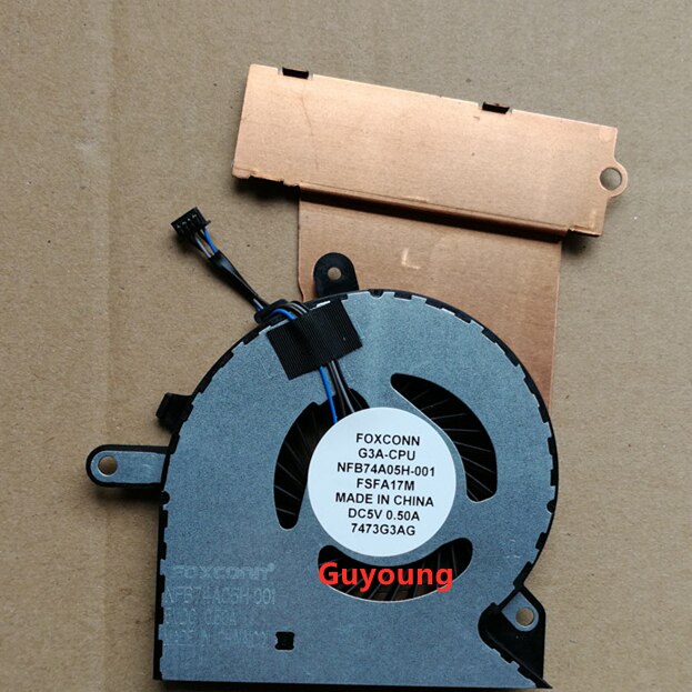 laptop CPU GPU cooling Fan for HP OMEN 15-CE COOLER FAN G3A-CPU G3A-GPU 929455-001 929456-001 heatsink: CPU
