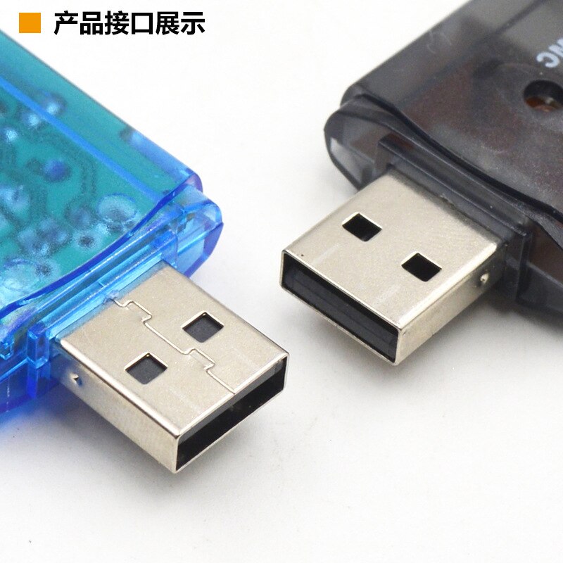 Multi Memory Card Reader Writer Adapter Connector All in 1 USB 2.0 Card Reader For Micro SD MMC SDHC TF Memory Card Max 64GB