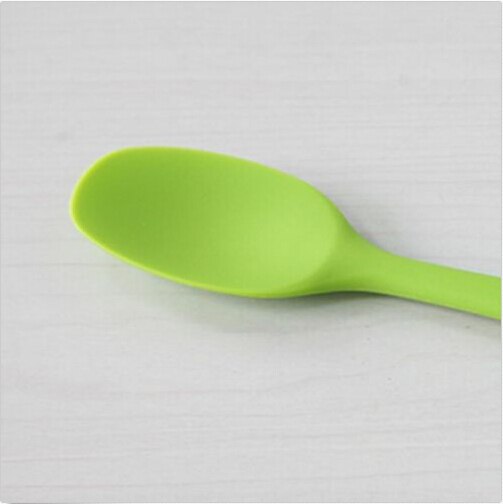 Silicone Mixing Spoon Salad Cake bake Utensil Putty Spatula Non-stick Backware Spoon