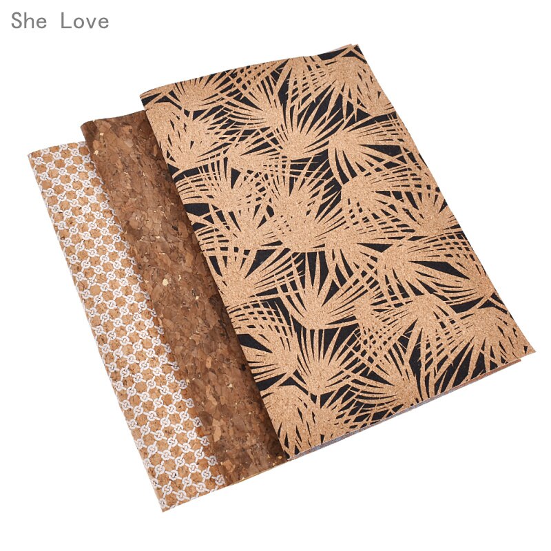 Chzimade A4 Soft Cork Fabric Sewing Cloth Garments DIY Handmade Materials Craft Making Accessories