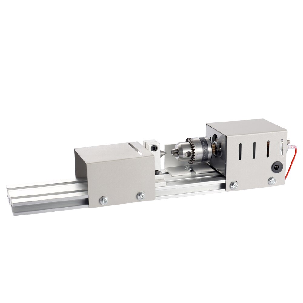 Minimáquina de Torno DIY de 100W, minimáquina de Torno para carpintería, Torno de trabajo en madera, herramienta de taladro de pulido: size 2