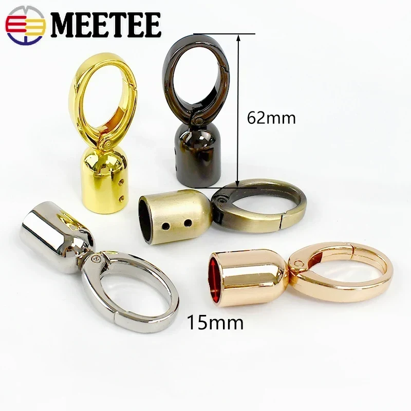 2/4/10 Stuks Metalen Clip Stopper Gesp Tas Riem Connector Decor Haak Handtas Keten Koord Hanger Lock sluiting DIY Hardware Accessoires