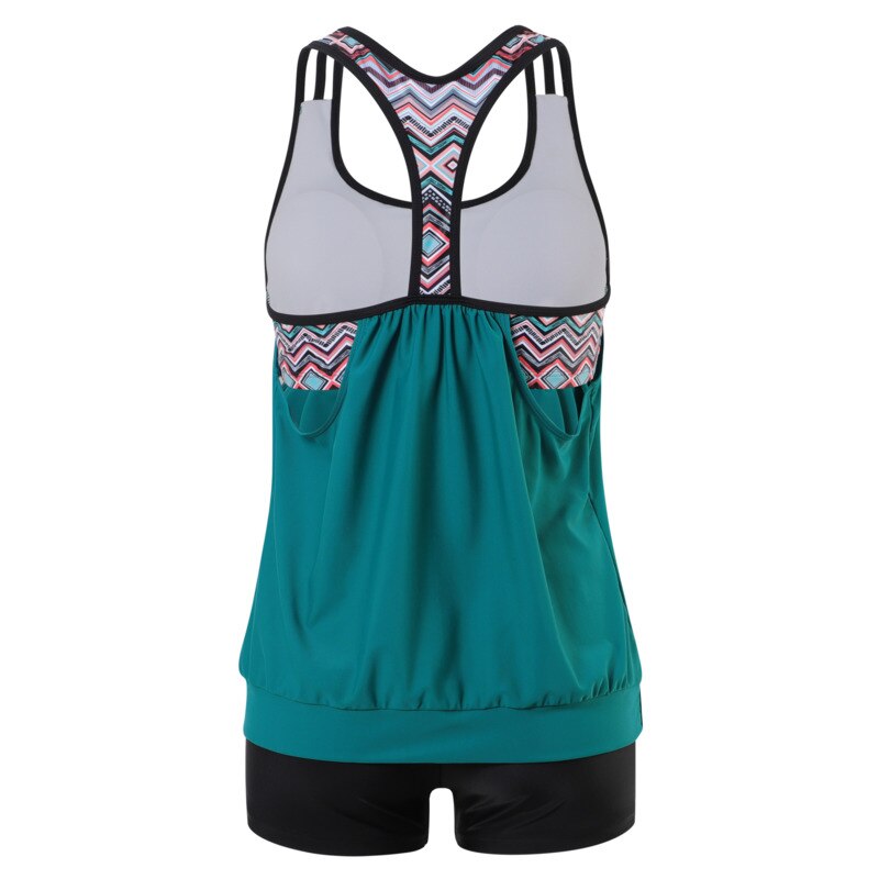 Zomer Grote Badpakken Plus Size Tankini Sets Vrouwelijke Badmode Strand Dragen Twee Stuk Badpak Sport Zwembad Vrouwen Zwemmen suits