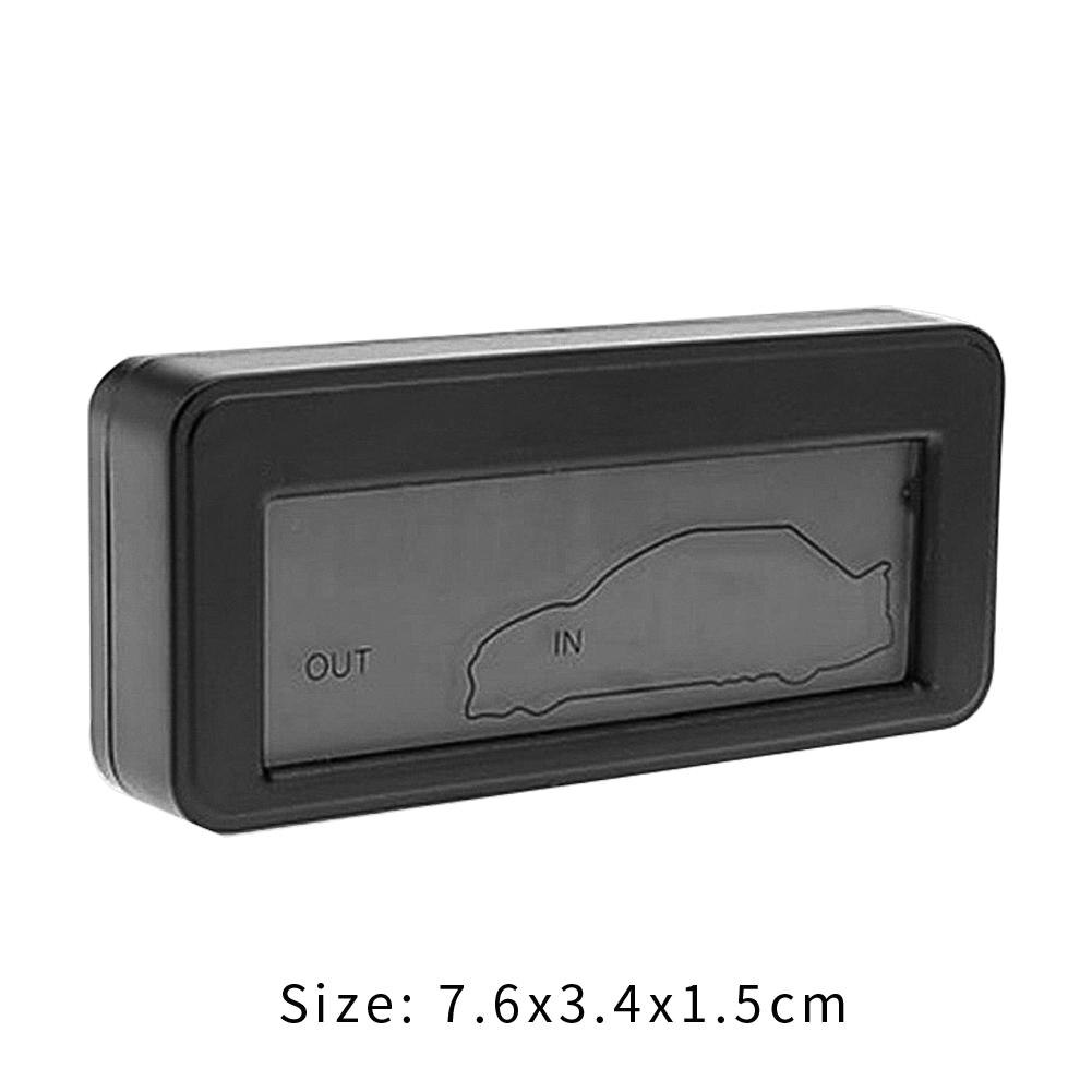 Auto Lcd Thermometer DC12V Digitale Thermometer Lcd Auto Binnen Buiten Backlight Mini Thermometer