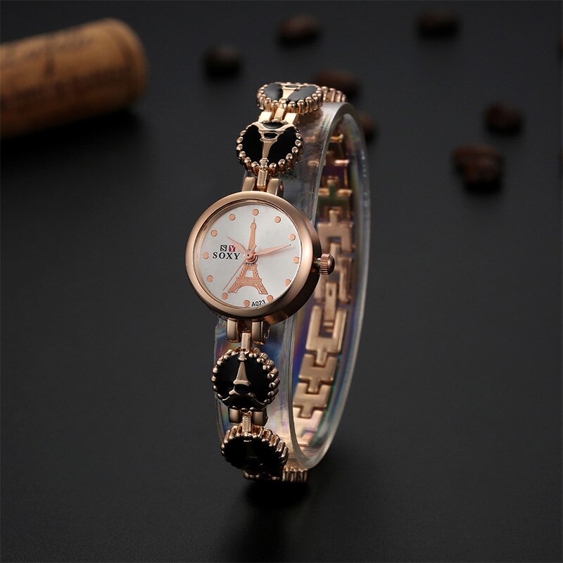 Mode Eiffeltoren quartz Horloge Soxy Horloge Relojes Vrouwen Horloge Dames Horloge Klok relogio feminin
