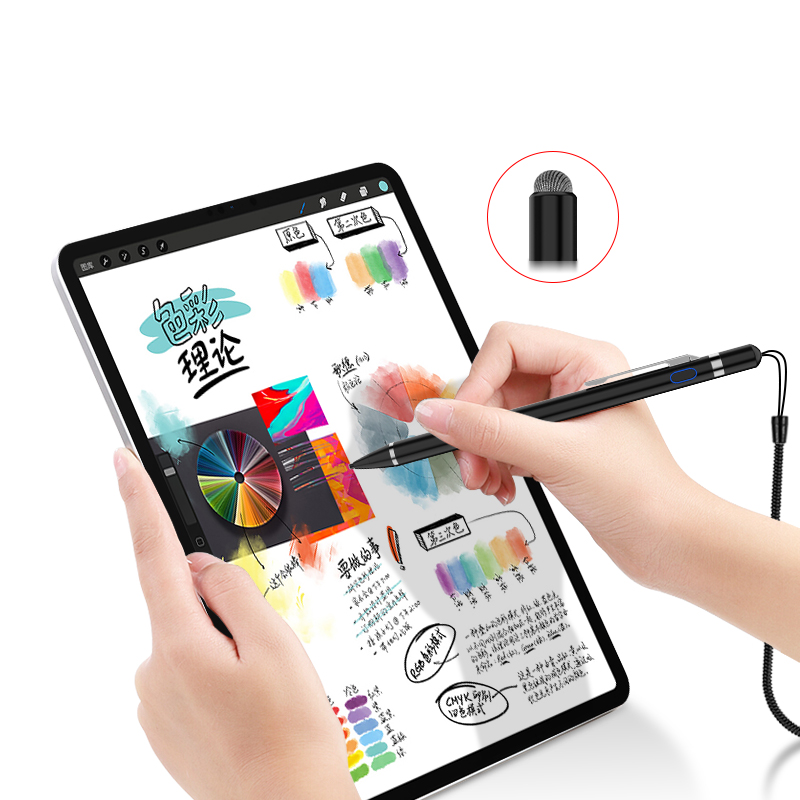 Stylus pen til lenovo tab  m8 m10 fhd plus 2nd gen tb -x306x x606f x505f x605f 8505f 8705f tablet touch pen med fjederreb etui