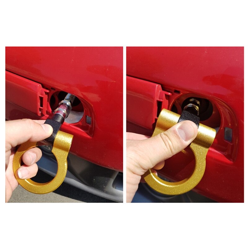 RASTP-Anodized Alloy Track Racing Style Front Screw-on Tow Hook for Mazda CX5 RX8 RS-TH008-5