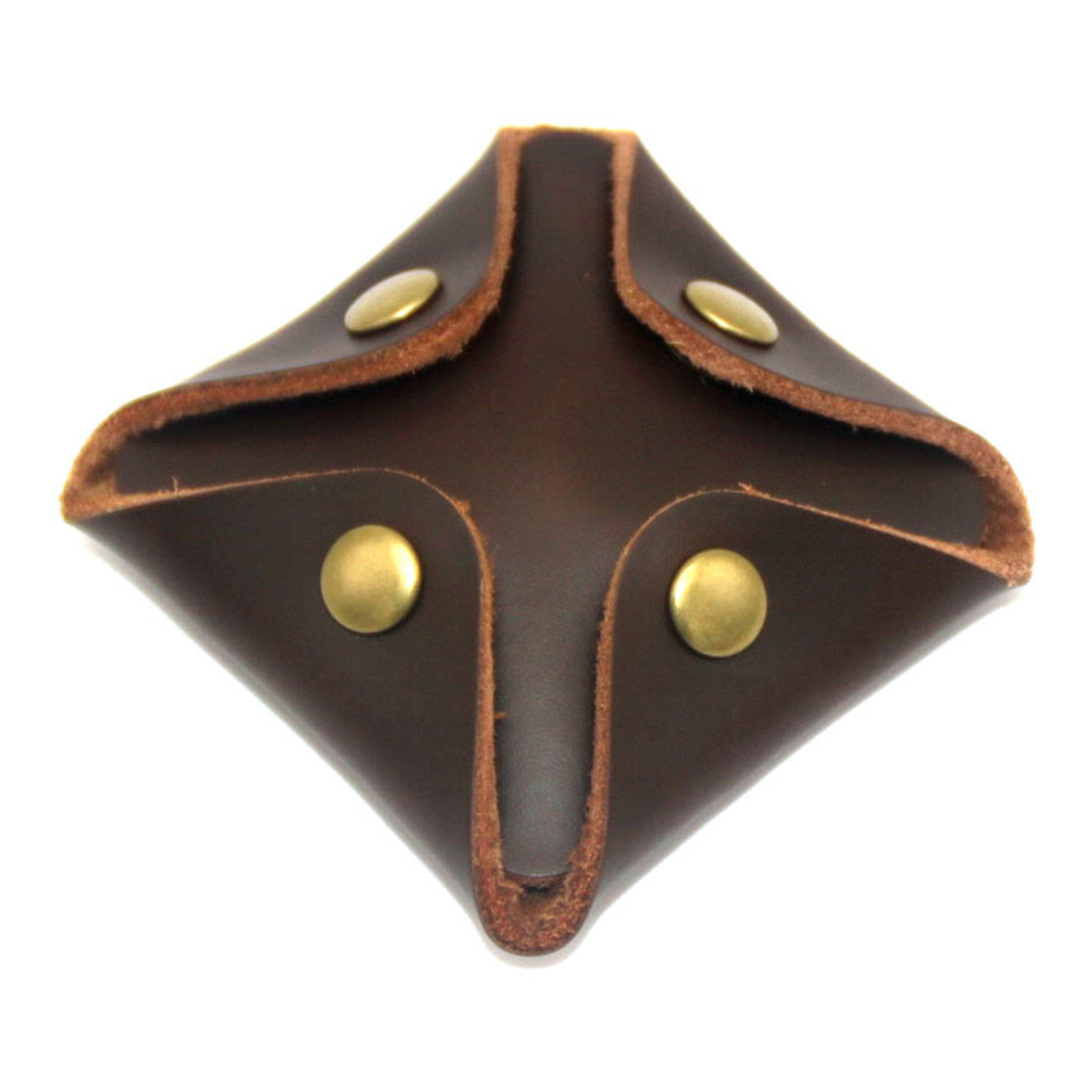 Men Casual Vintage Durable Solid Artificial Leather Buckle Coin Purse Mini Handbag Pockets Portable