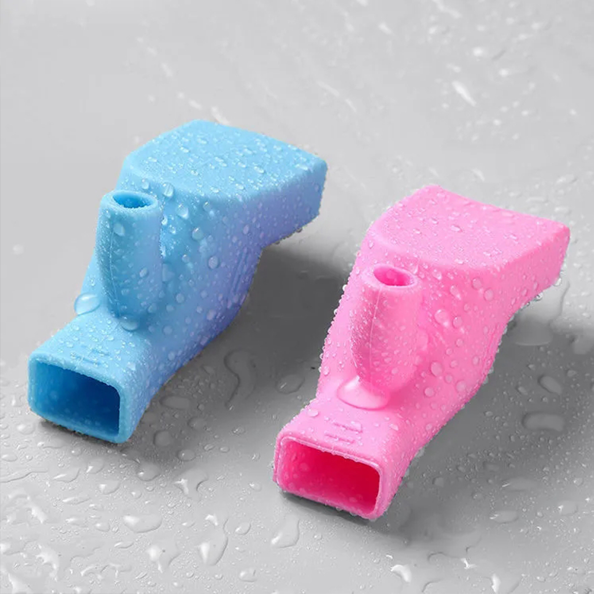 Kitchen Sink Faucet Extender Rubber Elastic Nozzle Guide Children Water Saving Tap Extension For Bathroom Accessories