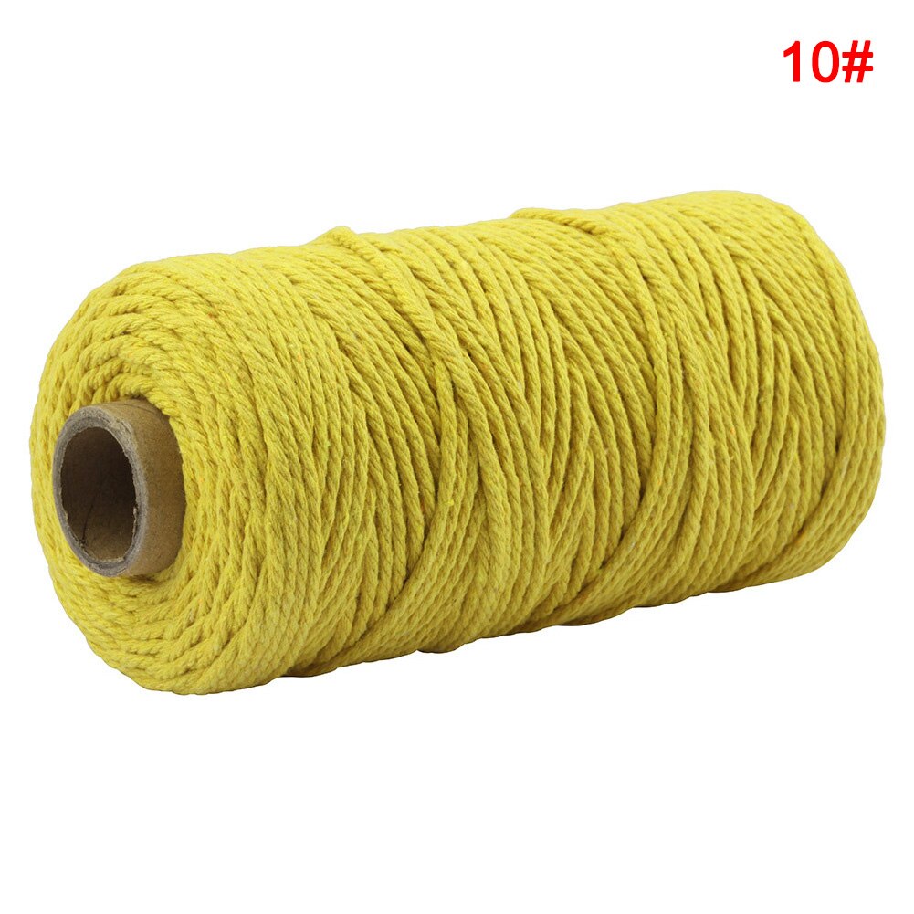 2mm Colorful Anti-Fading Cotton Rope DIY Decorative Wrapping Accessory Hand Tools PAK55: 10