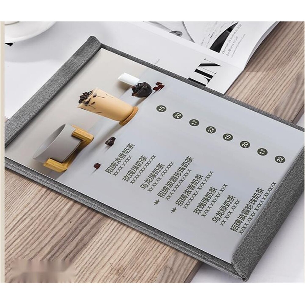 A4 Dual Purpose Table Price List Wall Hanging Display Frame Menu Card Signature Office Folder Backing Board Sign Holder