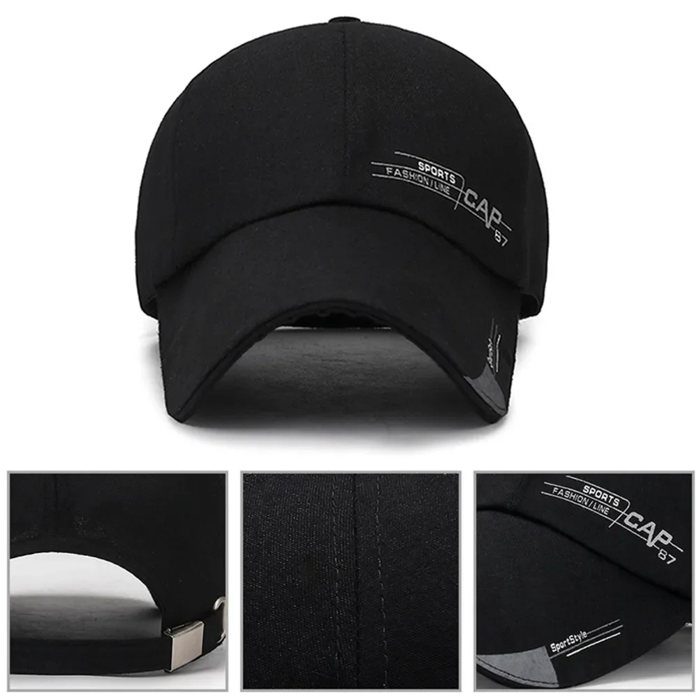 Novedad de verano, gorra deportiva para hombre, sombrero para pescado, línea de al aire libre, gorra de béisbol, visera larga, sombra, Snapback, sombrero para el sol, Gorras de hueso,