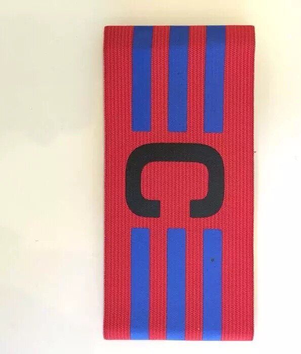 1 Pcs Voetbal Arm Band Leider Wedstrijd Professionele Voetbal Armband Captain Armband Verstelbare Voetbal Armband Band