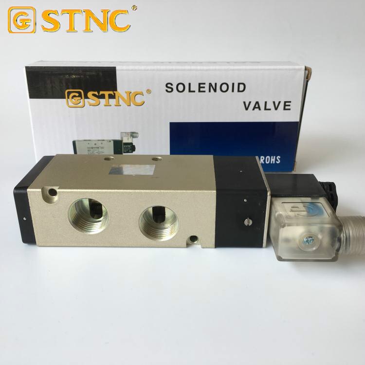 1/4" 2 Position 5 Port STNC Air Solenoid Valves TG2521-08) Pneumatic Control Valve , 12v 24v 110v 220v