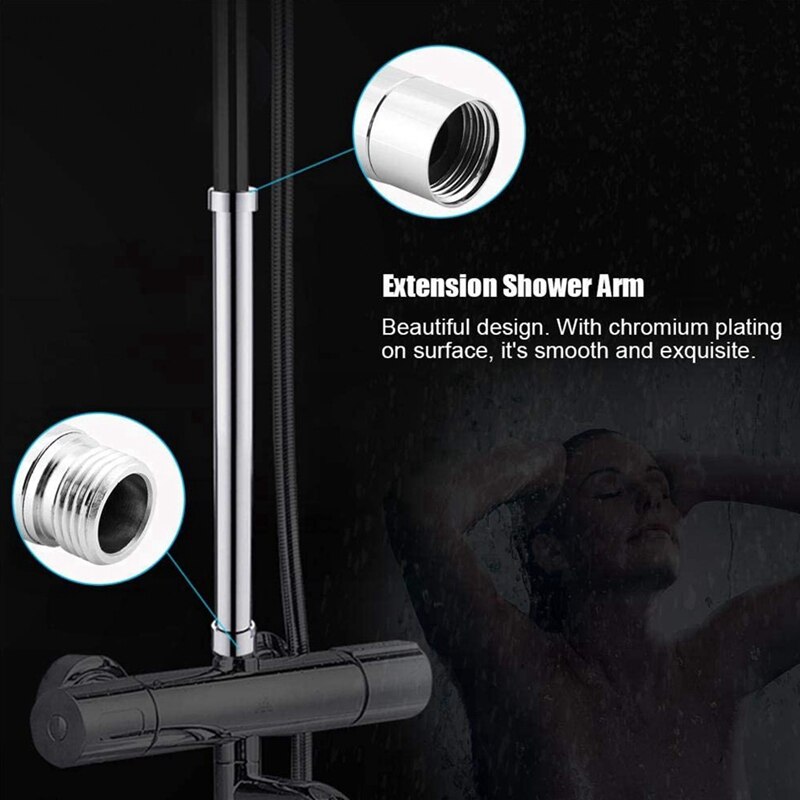 Stainless Steel Shower Tube Shower Head Tube Extender Stainless Steel Shower Tube For Shower Room