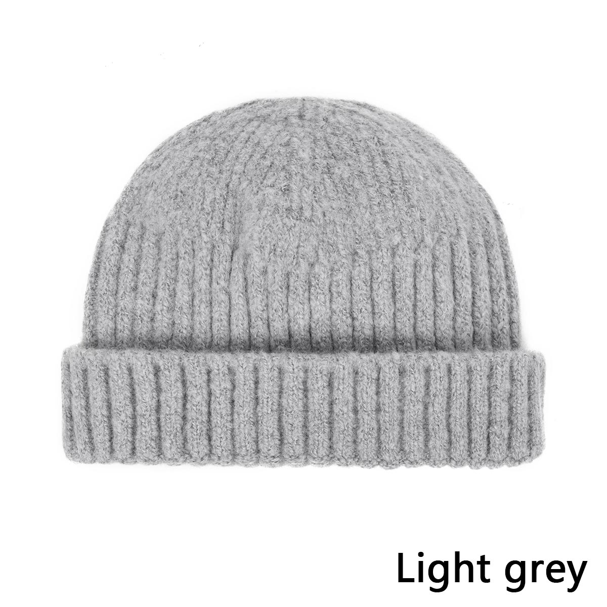 Vinter hue til kvinder mænd strikket kort melon hue unisex skullies hue varme vinter herre hatte gorras: B