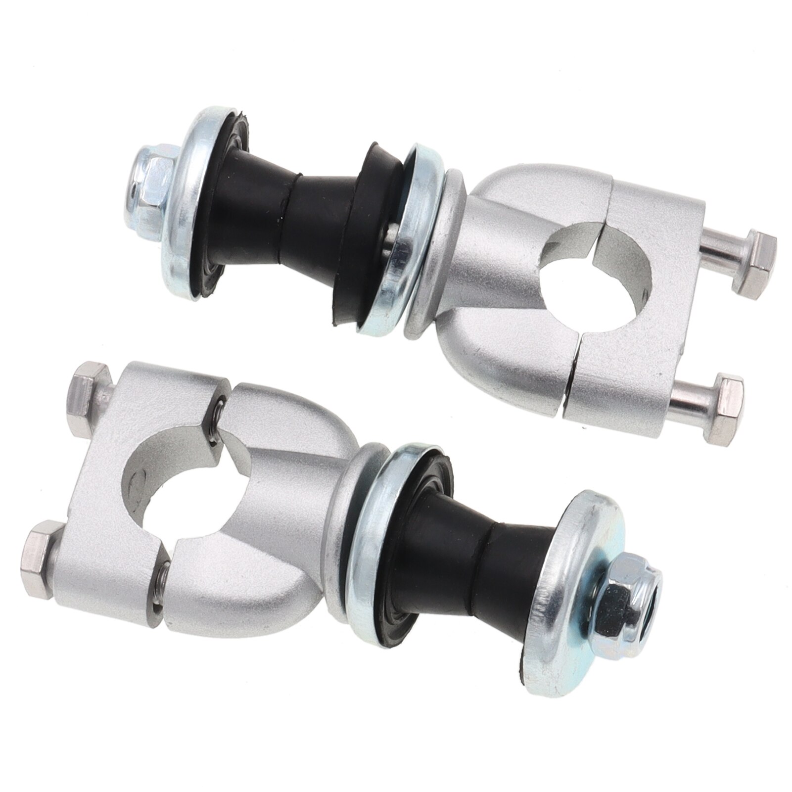 1Pair 7/8" Aluminum Motorcycle Handlebar Risers 22mm Handle Bar Mount Clamps For Dirt Pit Bike Motorbike