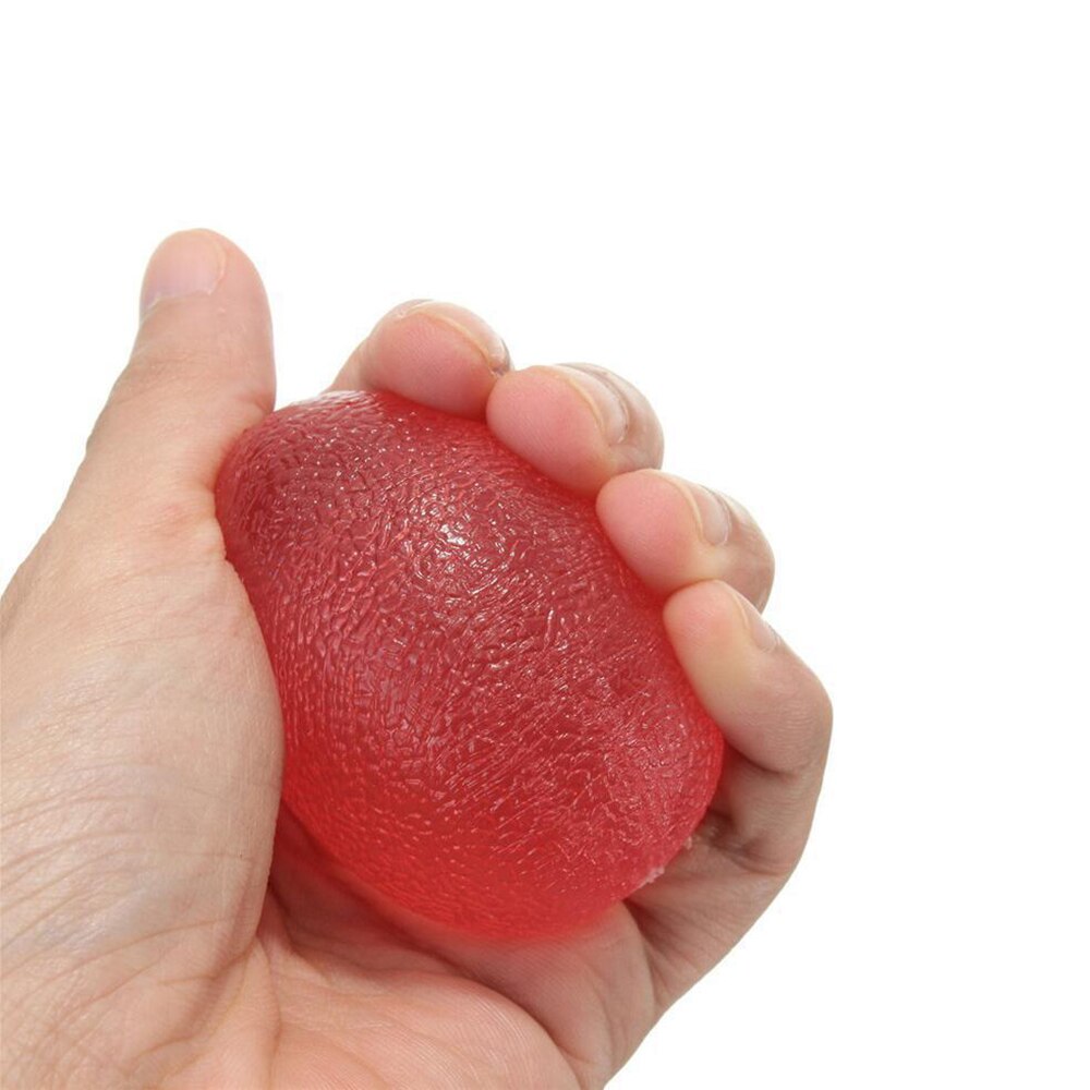 Silikon Quaddel Silikon Hand Griff-Ball Ei Männer Frauen Fitnessstudio Fitness Finger Schwere Trainer Stärke Muskel Erholung Greifer Trainer