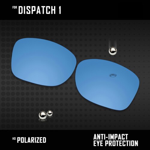 OOWLIT Lenti di Ricambio Per Oakley Spedizione 1 OO9090 Occhiali Da Sole Polarizzati-Multi Colori: HD Blue