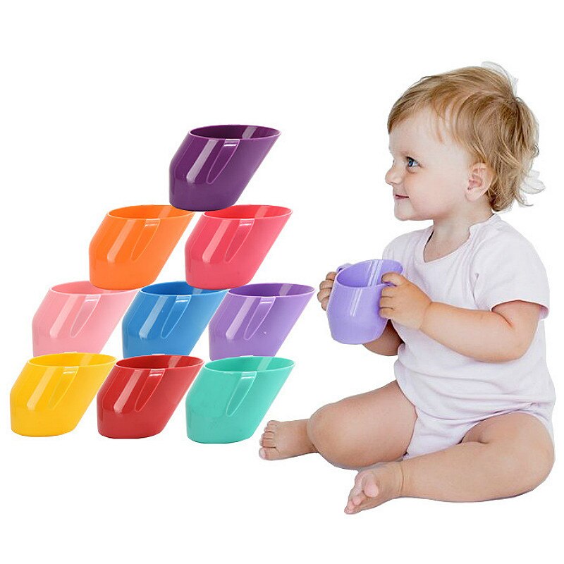 Baby Insulation Oblique Mouth Cup Leakproof Infant Learning Drinking Cups Tumble Resistant Baby Drinking Cups for Baby Kids