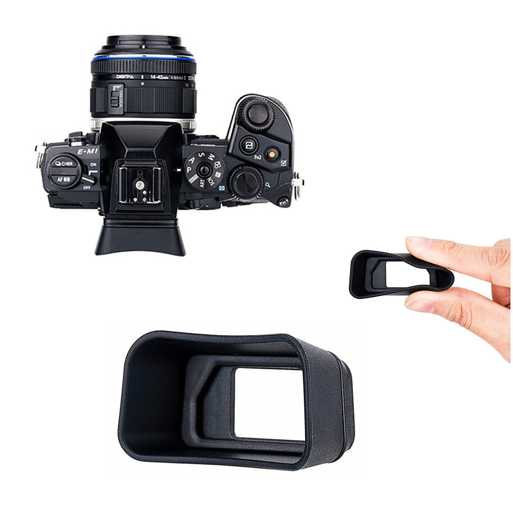 Longue caméra en Silicone souple, oculaire, viseur, pour Olympus xd EM1 Mark III II I Replace Olympus