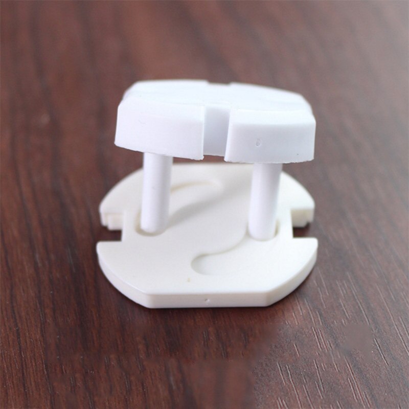 5/10 Stuks Baby Veiligheid Draaien Cover 2 Gat Ronde Europese Standaard Baby Tegen Elektrische Bescherming Socket Plastic Beveiliging sloten