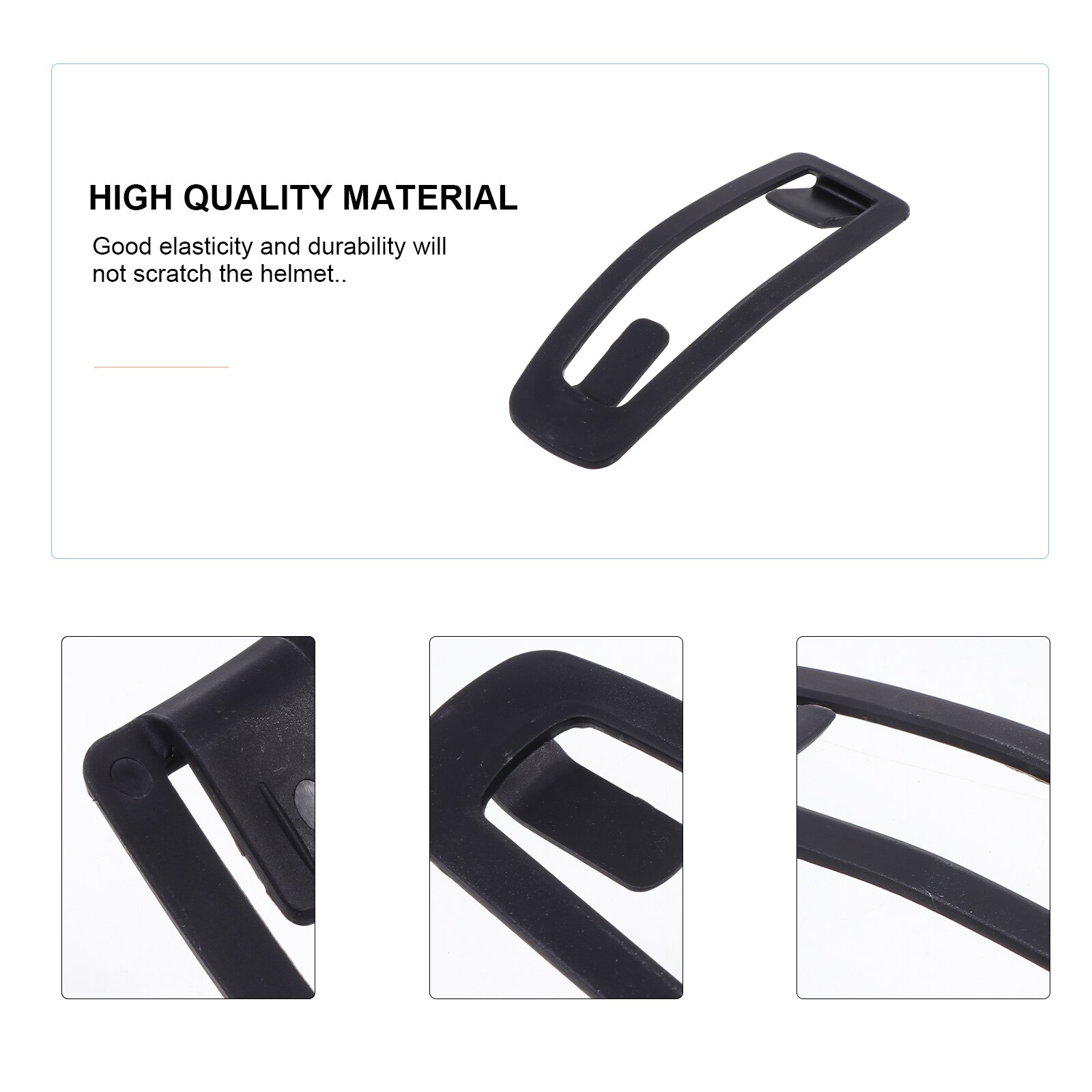 1pc praktiska lätta, hållbara och bärbara hjälmar, glasögon, bältesklämma, hjälmtillbehör för utomhuscykling