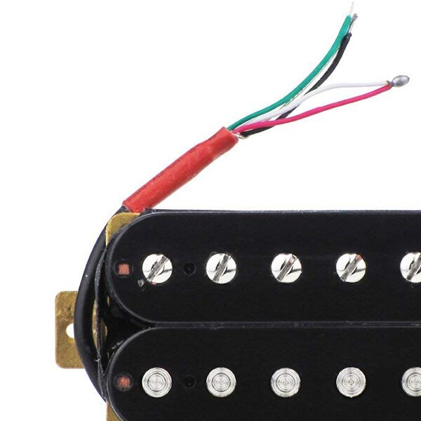 Gitara elektryczna przetworniki Humbucker most Alnico V ulec poprawie czarny