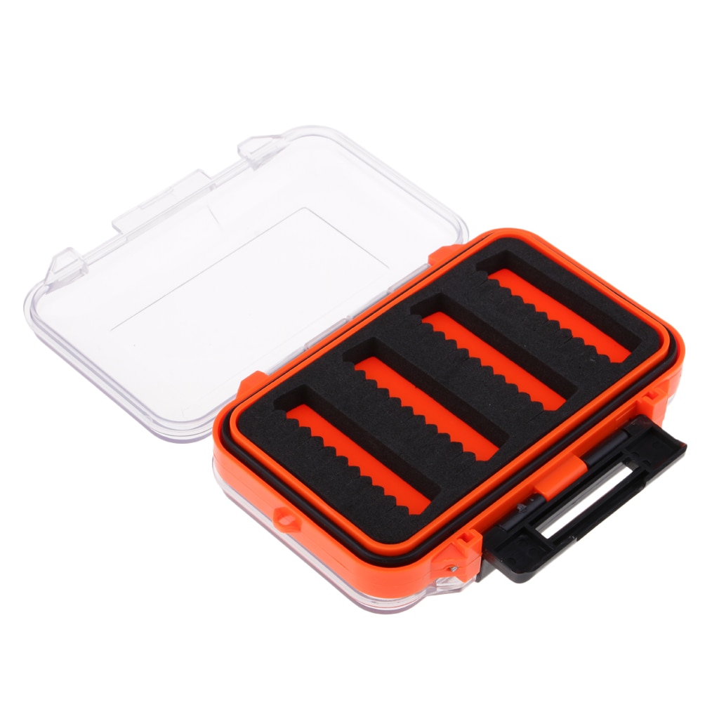 Plastic Fly/Ijsvissen Jig Doos Slit Foam Insert Aa... Grandado