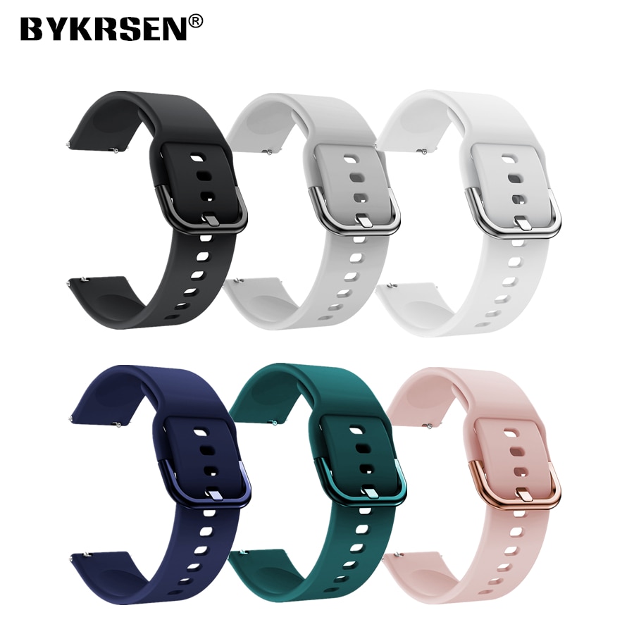 22mm Sport Silicone Smartwatch Strap Portable Installation Smart Watch Strap For T68 Smart Watch