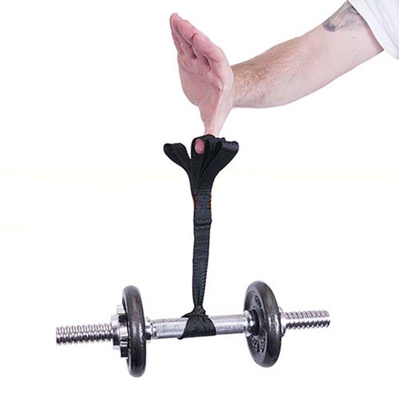 Pull Up Grip Strength Strap, Finger Gripper Strengthener Trainer, Cable Machine Attachments
