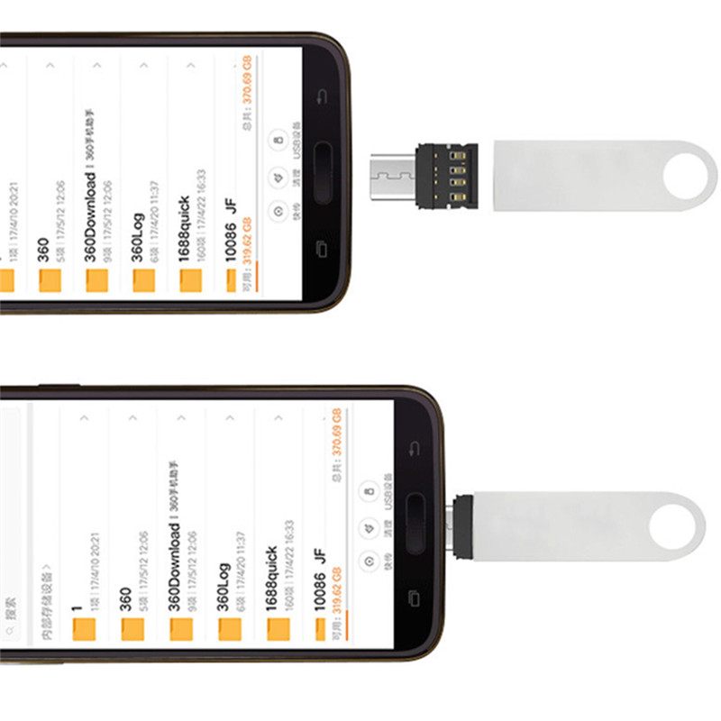 Adaptador tipo C OTG multifunción interfaz USB A Adaptador tipo C interfaz de microtransferencia para Cables de datos lector de tarjetas