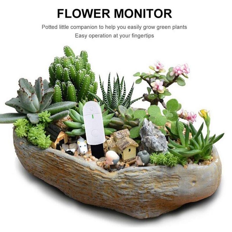 Waterproof Plant Flower Monitor Garden Plants Gross Water Soil Nutrient Digital Detection Smart Soil Moisture Sensor Monitor