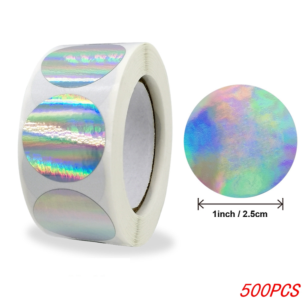 50-500Pcs Black Paper Stickers Round Blank Handmade Sticker Adhesive DIY Labels Package Envelope Sealing Sticker Stationery: GOLD