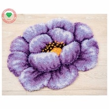 Klink Haak Tapijt Kits Bloem Kruissteek Draad Borduurwerk Kits Tapijt Borduren Garen Tapijten Tapijten Haaknaald Kostur Karpet