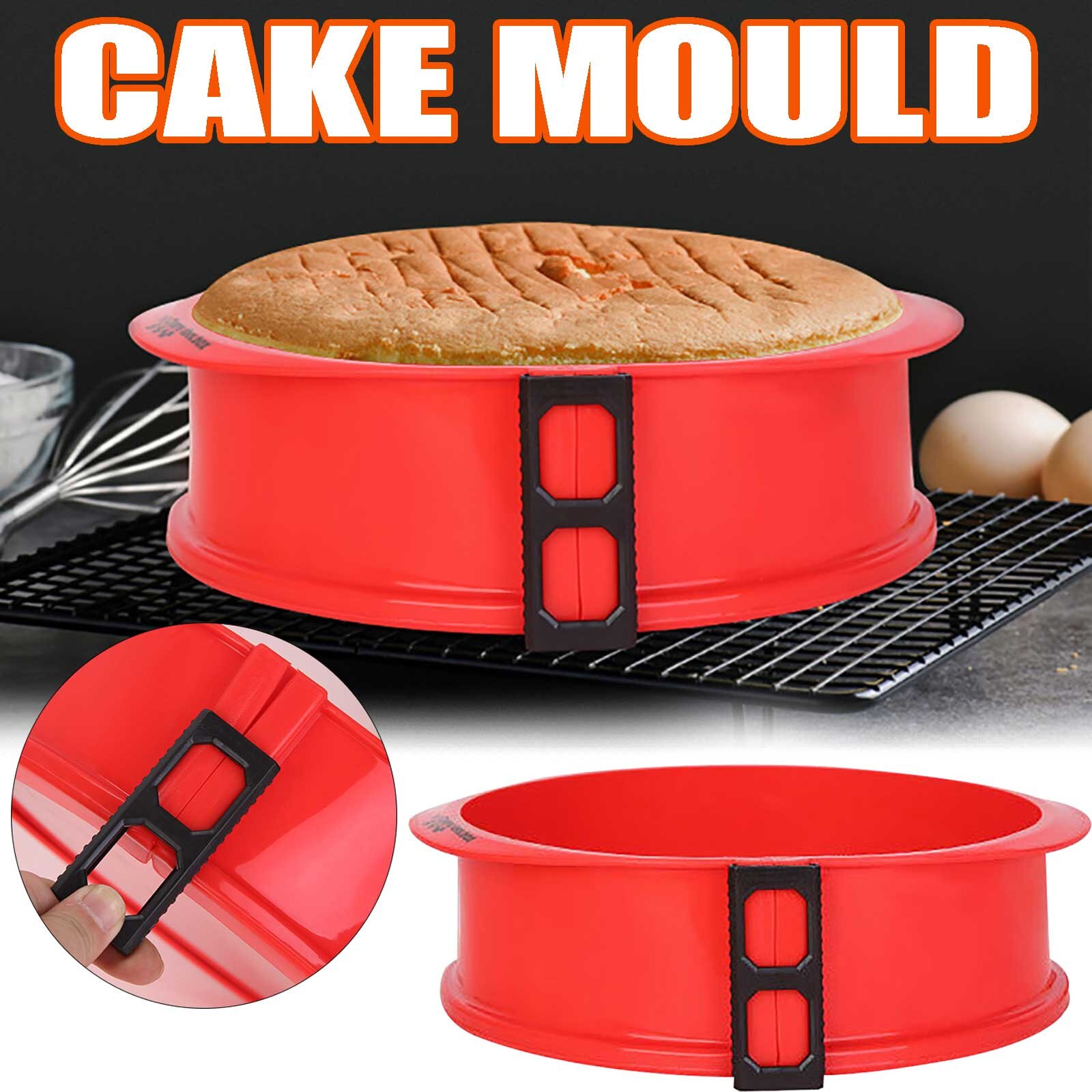 Cake Tool Home Food-grade Cake Maker Mold Desserts Home Diy Cake Making Soft Silicone Environmental Friendly Cakes Mold#g30