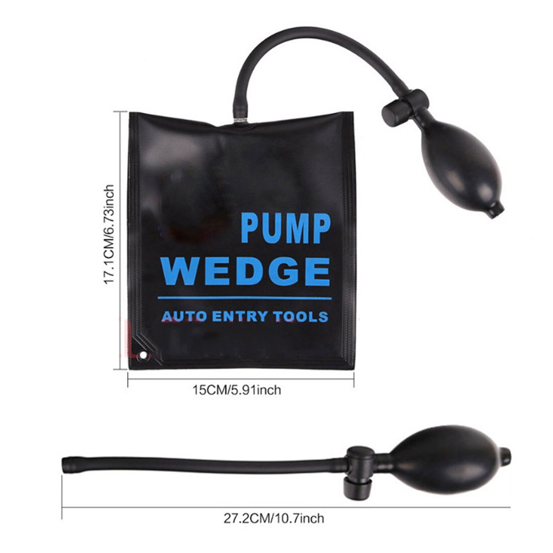 Auto Air Wedge Airbag Pump Wedge Locksmith Hand Tools Pick Set Open Car Door Window Repair Supplies Hardware 4 Colors: Blue TPU