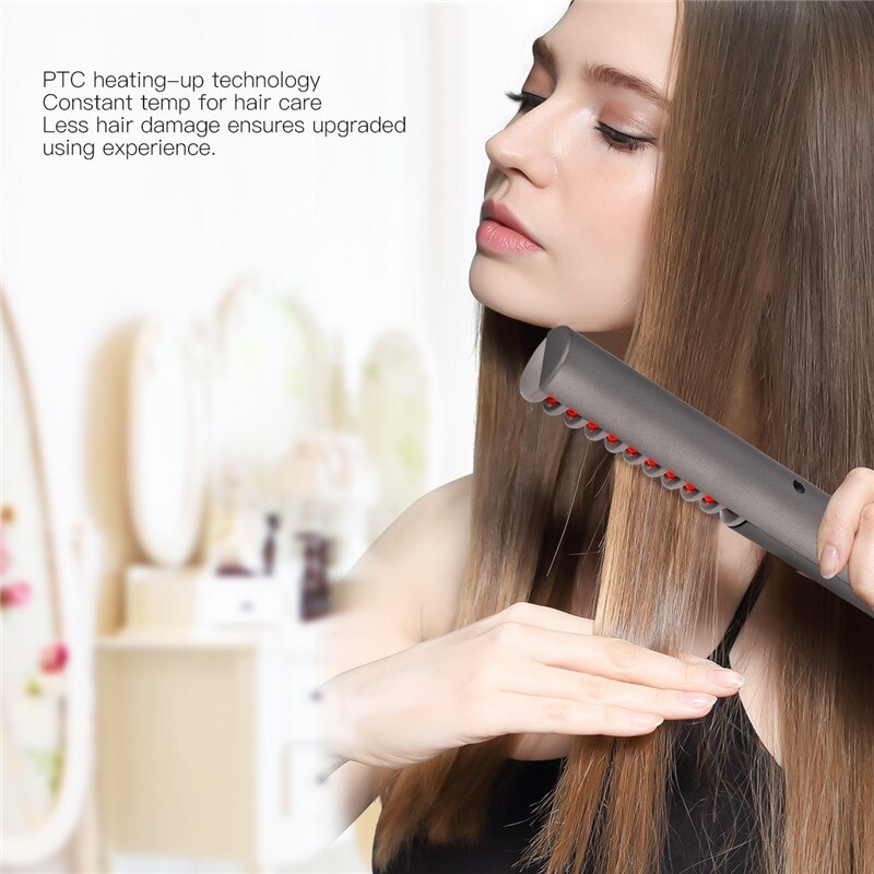 Cepillo alisador de barba eléctrico, peine de cepillo de calor alisador de barba y cabello multifuncional, la mejor plancha de barba de calor 50
