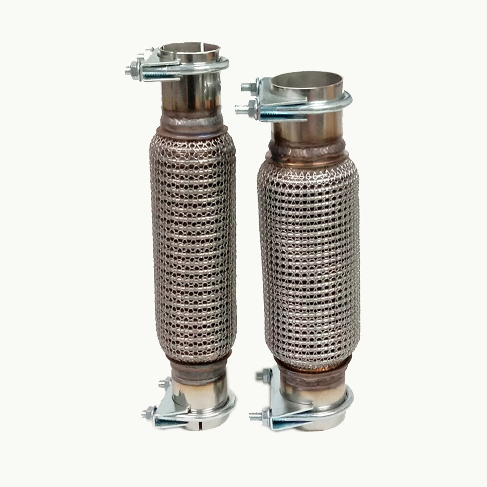 Universal non-welding high temperature resistant Five layer stainless steel exhaust flex pipe soft connection bellows hose clamp