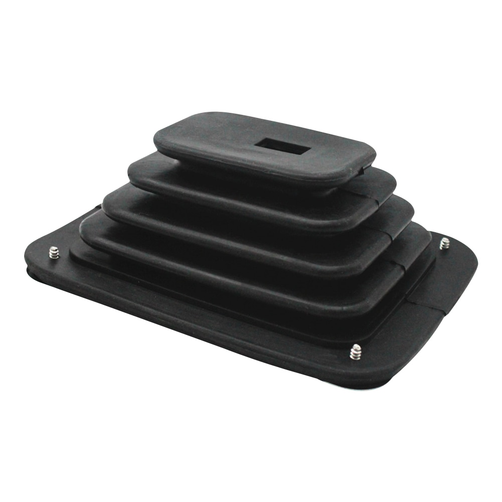 Rubber Shifter Boot Installa Remove Convenient Simple with Chrome Plate 5 5/8in x 6 3/4in Manual Automatic 350