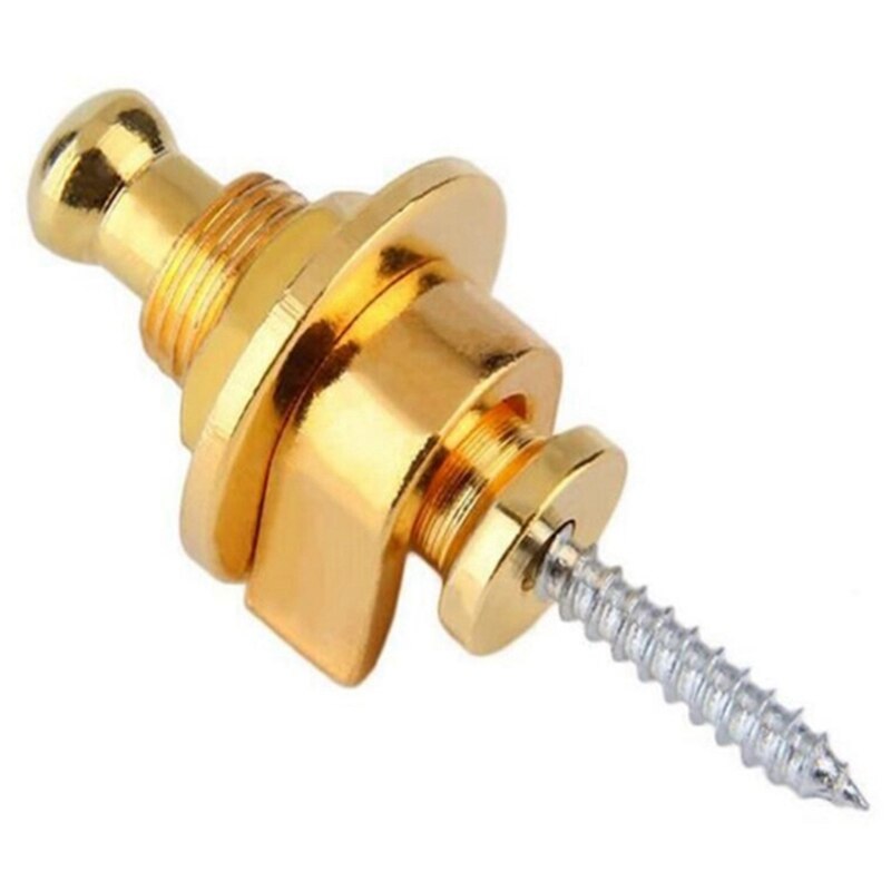 -4PCS Guitar Strap Locks and Buttons Quick Release Security Straplocks for Electric Acoustic Guitar Replacement