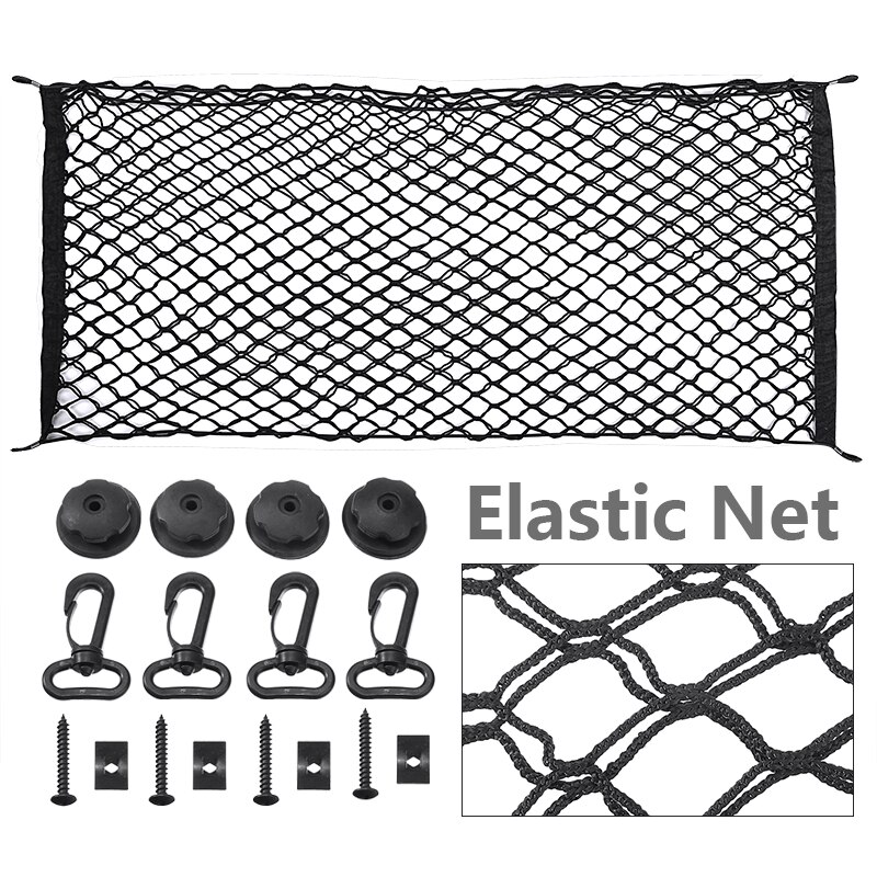 110*50cm Large Car Cargo Net Nylon Elastic Mesh Luggage Storage Bag Pocket Net Cage Universal for SUV Truck