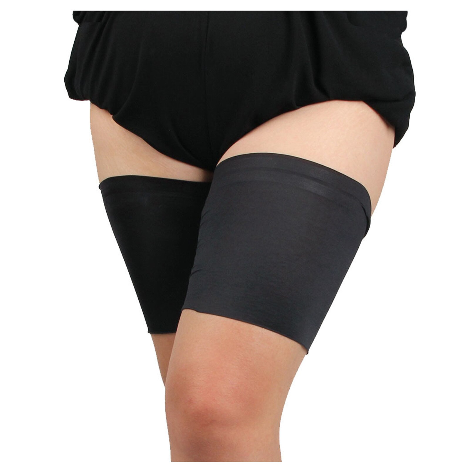 Sportleggings, rutschfeste silikonsocken, dehnbare, flache oberschenkelstulpen, große größen, reibungsarme beinstulpen, beinstulpen