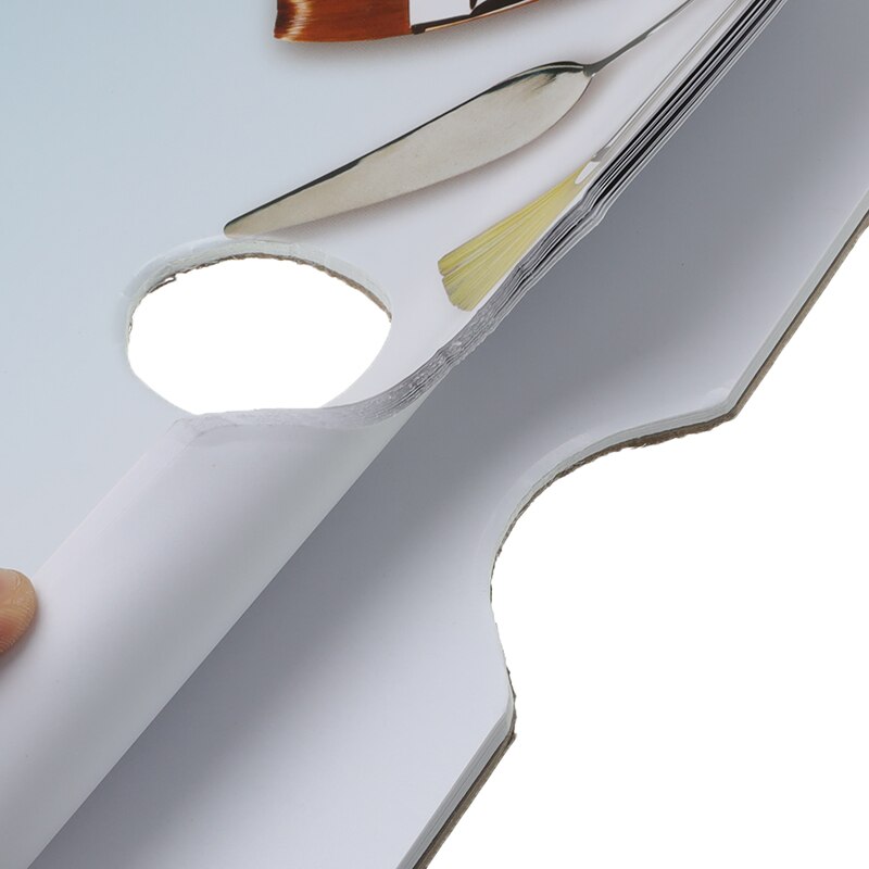 30 Sheets Art Painting Material Paper Disposable Washable Color Palette Water Color Gouache Acrylic Toning Paper Art Supplies