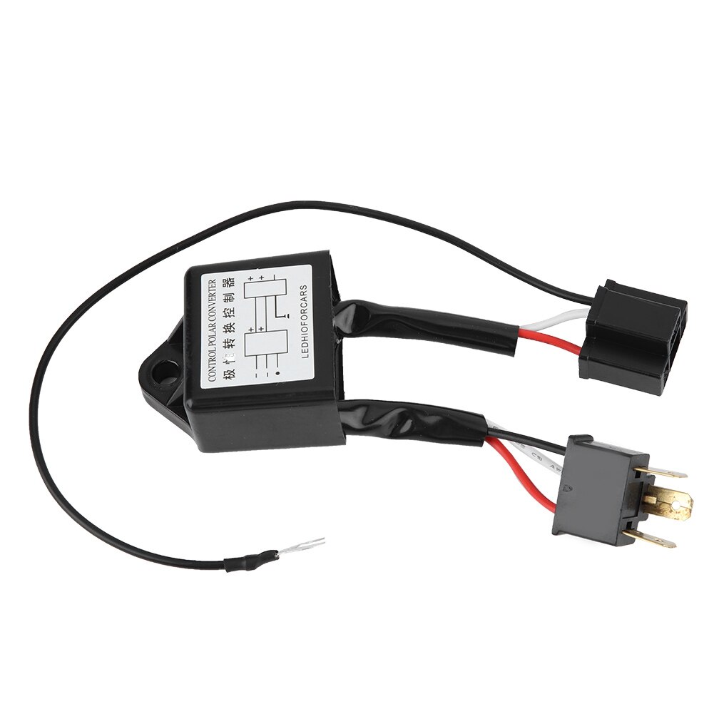 Convertitore Polarità H4 + Akozon 2pcs – Invertitore Da Negativo A Positivo Per Fari Auto Con Interferenze Ridotte