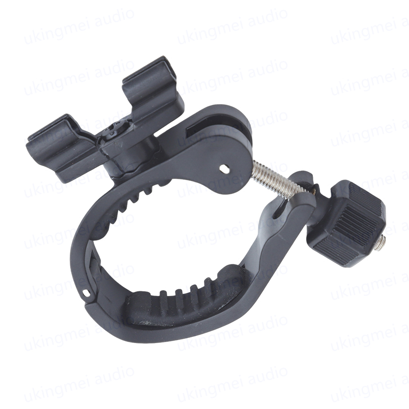 Instrumento condensador microfone universal suporte braçadeira para saxofone violino clarinete baixo violoncelo piano compatível para dpa 4099 microfone: Rosa