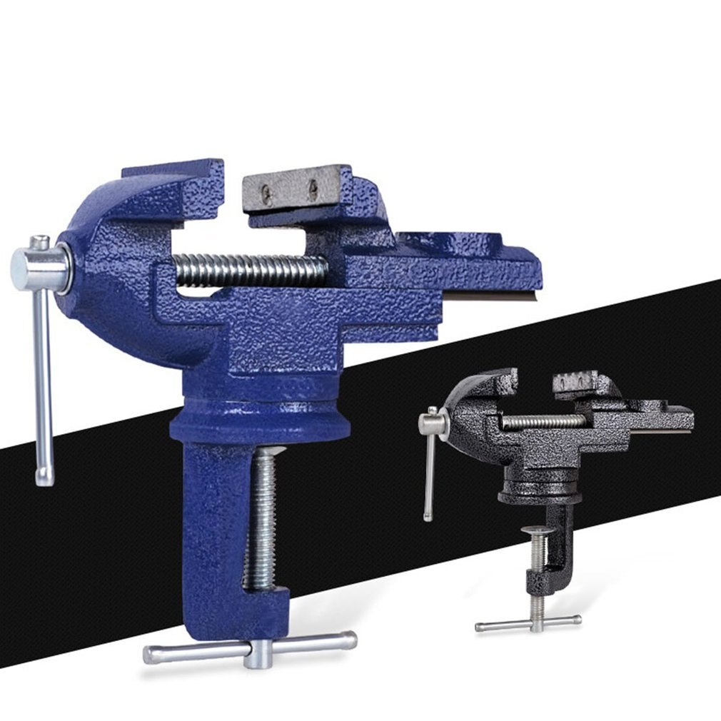 360 Degree Rotate Work Bench Vice Table Vise Heavy Duty Swivel Base Workshop Clamp Durable Jaw Bench Clamp Hand Tool