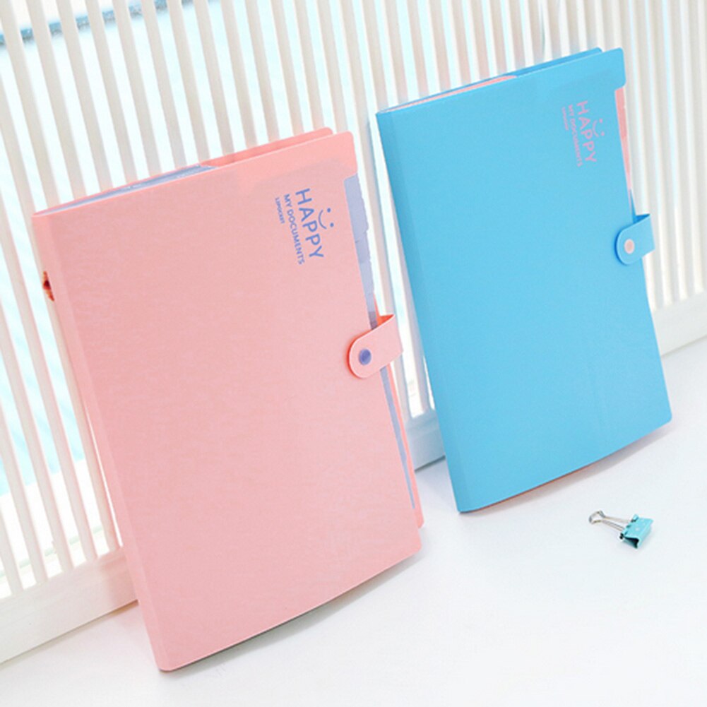 12 Pocket Portable File Organizer Accordion Folder Documents Holder Modern Multiclassification File Storage Ofice / Home