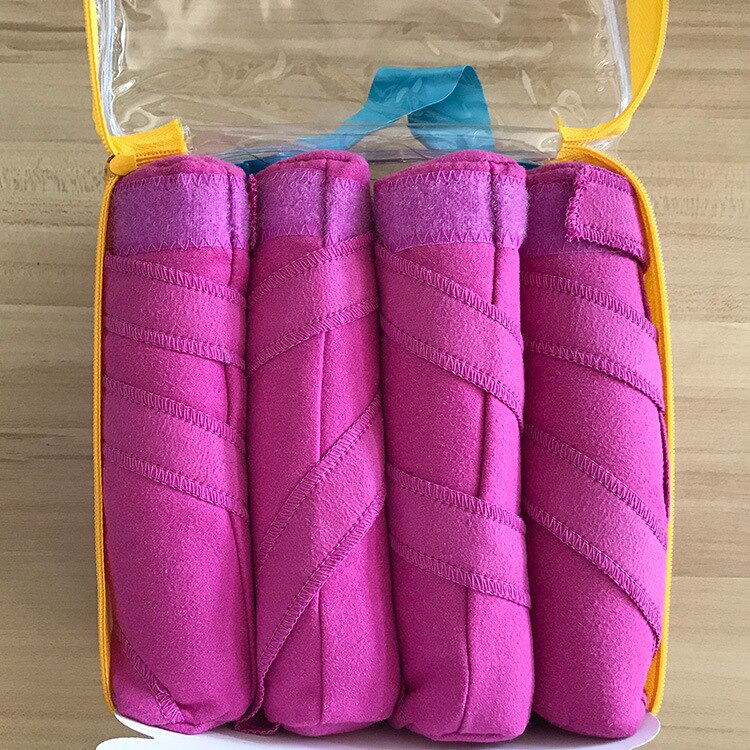 8/12pcs Hair Rollers Sleep Styler Kit Long Cotton Curlers DIY Magic Hair Dressing Charming Hairstyle Styling Tool Kit Blue Color: 8PCS pink L
